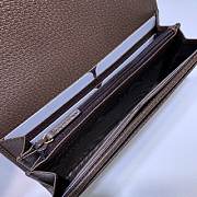 GUCCI Original Long Wallet (Brown) 557803 - 5