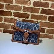 Gucci Dionysus Mini Bag GG (Dark Blue and GG Denim) 421970 2KQFN 4483 - 1