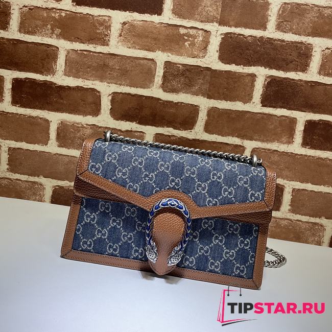 Gucci Dionysus Mini Bag GG (Dark Blue and GG Denim) 400249 - 1