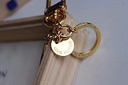 LV Circle original single keychain (Gold) M68000  - 4