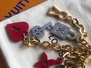 LV keychain M67438 This Love Lock Heart and Keys bag decoration and keychain - 5