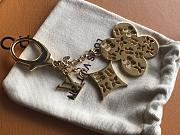 LV keychain steel hardware Louis Vuitton M67930 incorporates lucky jewelry - 4