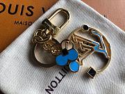 LV Keychain Steel Hardware M67287 This exquisite pendant is decorated with a delicate style unique to women - 2