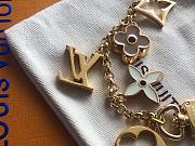 LV keychain steel hardware M67377 combines a variety of Louis Vuitton iconic elements 2 - 2
