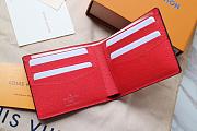LV Co-branded Series Short Wallet Big Red - 2