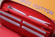 LV Joint Series Single Pull Wallet Big Red Large - 5