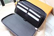 LV Joint Series Single Pull Wallet Black Large - 4