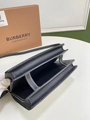 BURBERRY Mini Horseferry Print Title Bag with Pocket Detail (Black) 80146111 - 3
