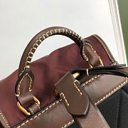 BURBERRY B’s latest iconic The Rucksack Army Backpack (Red Wine) - 5