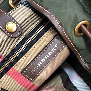 BURBERRY B’s latest iconic The Rucksack Army Backpack (Green) - 2