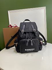 BURBERRY Reinterpreted By The Econyl Material Decorated With Logos (Black)  - 1