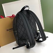 BURBERRY Vintage Check Nylon Backpack (Brown) - 2