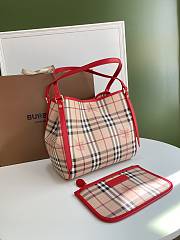 BURBERRY Classic Mother-And-Child Bag Shopping Bag (Red) 8883 - 5