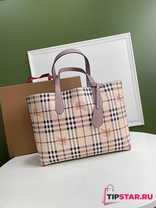 BURBERRY Home Double-Sided Shopping Bag (Pink)  - 1