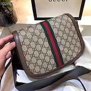 GUCCI Original Leather Saddle Bag 601044 - 6