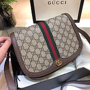 GUCCI Original Leather Saddle Bag 601044 - 1