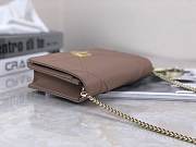 DIOR Ama Shield Flap Bag 19cm (Pink) - 3