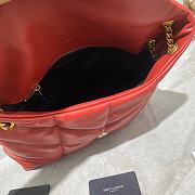 YSL Loulou Puffer Quilted Lambskin Bag (Red) 35cm 577475-1 - 6