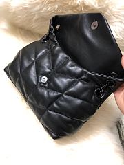 YSL Loulou Puffer Quilted Lambskin Bag (Black) 29cm 577476  - 6