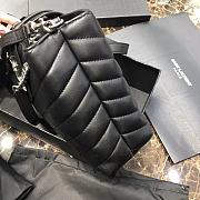 YSL Top Original Loulou Small Black Y Shaped Shopping Bag 502717 - 5