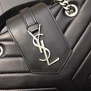 YSL Top Original Loulou Small Black Y Shaped Shopping Bag 502717 - 2