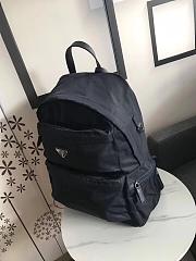 PRADA Counter New Backpack 2vz025 Nylon Material Adjustable Strap Back Fabric Saffiano Leather Handle 1 - 3