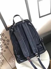 PRADA Counter New Backpack 2vz025 Nylon Material Adjustable Strap Back Fabric Saffiano Leather Handle 1 - 6