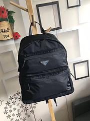 PRADA Counter New Backpack 2vz025 Nylon Material Adjustable Strap Back Fabric Saffiano Leather Handle 1 - 1