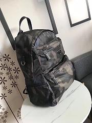 PRADA Counter New Backpack 2vz025 Nylon Material Adjustable Strap Back Fabric Saffiano Leather Handle 2 - 5
