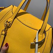 TORI BURCH Lychee Leather Retro Hardware Outlines The Round Outline Of Perry Portable (Yellow)   - 6