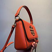 TORI BURCH Fashion Small Square Bag Can Be One Shoulder Messenger (Orange)   - 6