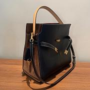 TORI BURCH Original Single Female Bag Retro Frosted Hardware Large (Black)   - 4