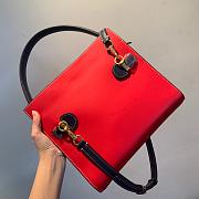 TORI BURCH Original Single Female Bag Retro Frosted Hardware Large (Red) - 4