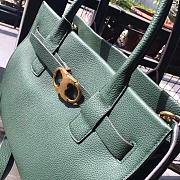 Tory Burch | Original Single Female Bag Retro Frosted Hardware Large (Light Green)   - 6