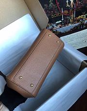 D&G medium Sicily bag in dauphine calfskin in brown 25cm - 5