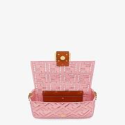 FENDI BAGUETTE Pink Canvas Bag With Embroidery 8BR600AF2VF1DST  - 5