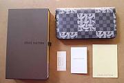 LV Silk Screen Wallet Black Grid M60017 - 1