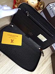 LV Large Wallet / Black Grid N63077 - 3