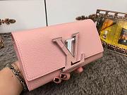 LV Pink Wallet 61738  - 3
