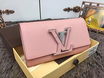 LV Pink Wallet 61738 