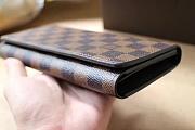 LV Tri-Fold Wallet Brown Grid 58101  - 6