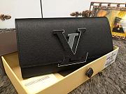 LV Black Wallet 61738  - 5