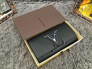 LV Black Wallet 61738  - 1