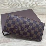 LV Coffee Grid Wallet  - 1