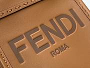 FENDI Mini Sunshine Shopper (Dark Brown) 8BS051ABVLF0PWZ  - 4