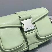 PRADA Pocket nylon and brushed leather bag (Aqua) 1BD295_789_F0934_V_BFO  - 4