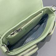 PRADA Pocket nylon and brushed leather bag (Aqua) 1BD295_789_F0934_V_BFO  - 5