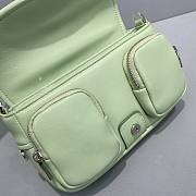 PRADA Pocket nylon and brushed leather bag (Aqua) 1BD295_789_F0934_V_BFO  - 6