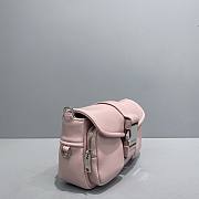 PRADA Pocket nylon and brushed leather bag (Alabaster Pink) 1BD295_789_F0E18_V_BFO  - 2