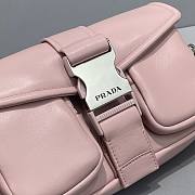 PRADA Pocket nylon and brushed leather bag (Alabaster Pink) 1BD295_789_F0E18_V_BFO  - 5